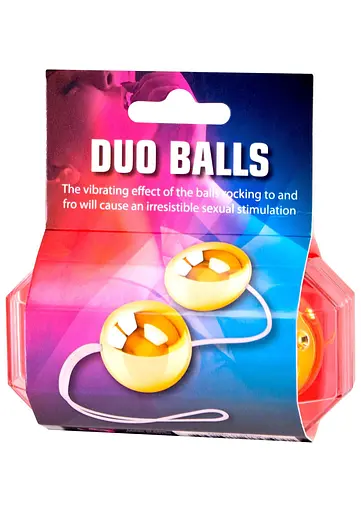 Вагінальні кульки Seven Creations, 3.5 см, золотисті - фото 4