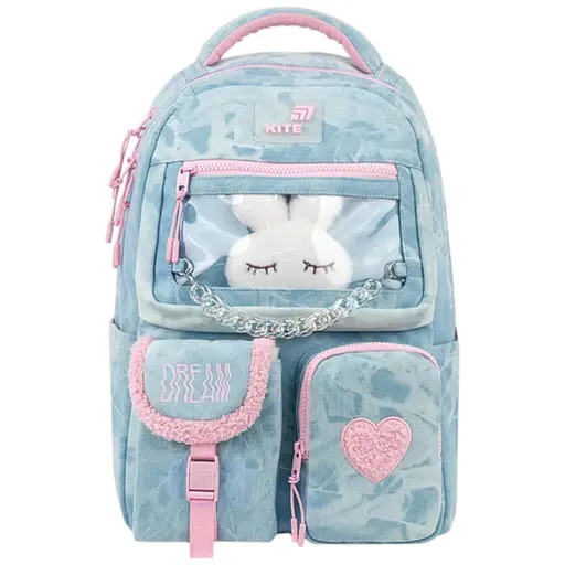 Рюкзак Kite Education teens 2587M Classy&Sassy Голубой (K26-2587M-3) - фото 1