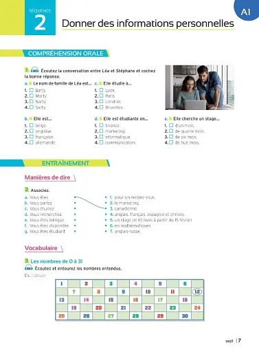 Objectif Express 1. Cahier d'activités (A1/A2) - фото 9