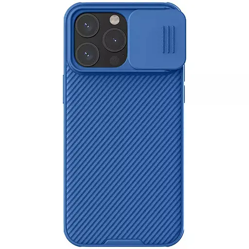 Карбонова накладка Nillkin CamShield Pro Magnetic для Apple iPhone 15 Pro Max 6.7 Blue