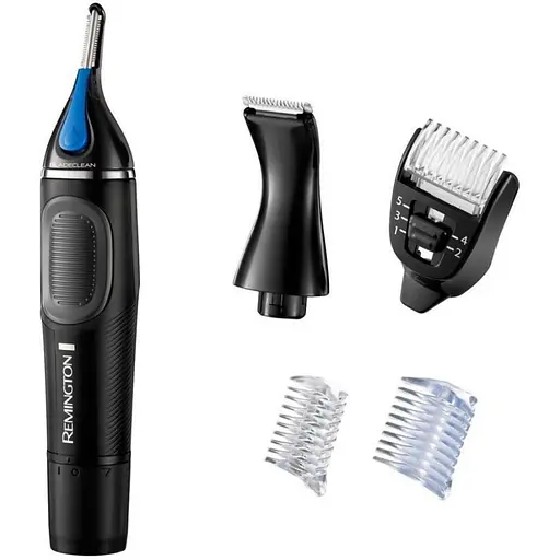 Тример Remington Nano Series Lithium, для носа та вух, ААx1, насадок-4, сталь, чорно-синій - фото 2