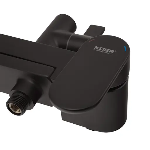 Душова система Koer KB-56030-05 3 функції KR5428, Чорний матовий - фото 10