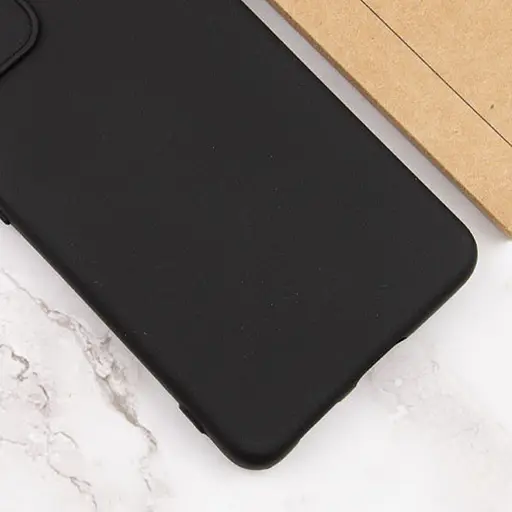Чехол Silicone Cover Lakshmi Full Camera A для Xiaomi Redmi Note 12T Pro Черный / Black - фото 4
