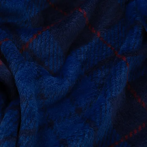 Плед Ardesto Flannel 160х200 см 100% полиэстер клеточка синий (ART0134PB) - фото 5