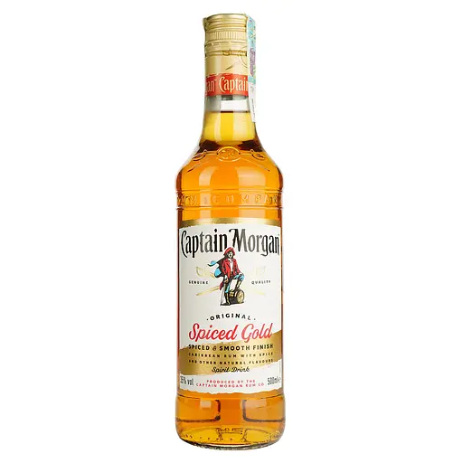 Алкогольний напій Captain Morgan Spiced Gold 35% 0.5 л
