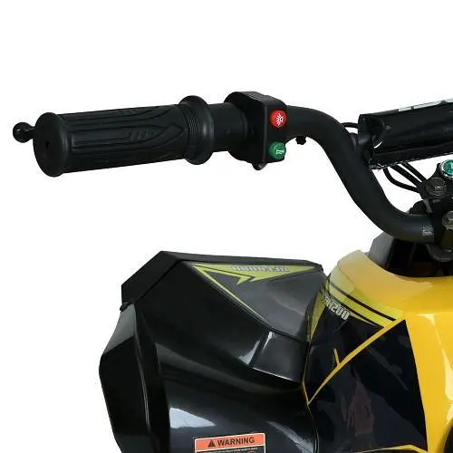 Электромобиль детский Квадроцикл HB-EATV1000Q-6ST(MP3) мотор 1000Q 12V 12AH Bluetooth желтый - фото 2