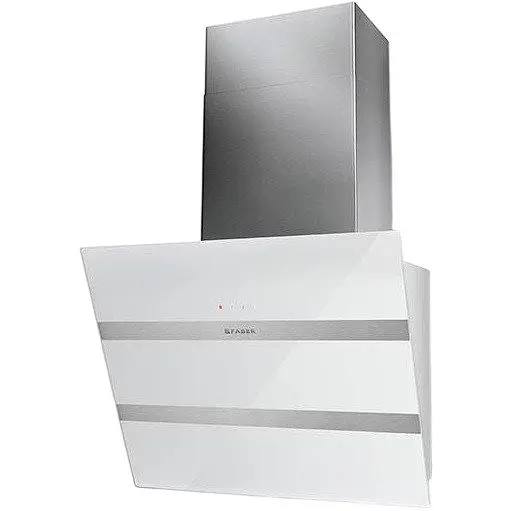 Витяжка Faber похила 55 см 1219 м3г Steelmax Ev8 Led Wh A55 білий+нержавіюча сталь
