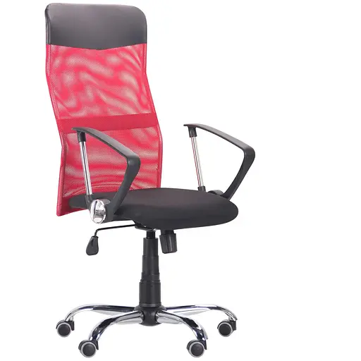 Кресло Ultra Хром сиденье А-14/спинка Сеть серая, вставка Скаден черный