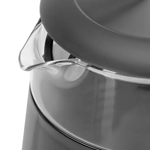 Электрический стеклянный чайник Adler AD 1305, 1.7 л, с регулировкой температуры, серый - фото 7