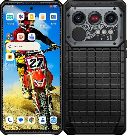 Смартфон OUKITEL IIIF150 RAPTOR 5G 16/512GB Night Vision+ТЕПЛОВИЗОР Black