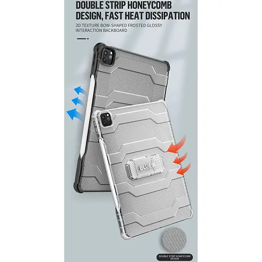 Чехол Blueo Drop Resistance with Kickstand для Apple iPad Pro 13" (2024-2025) Black [142163] - фото 14