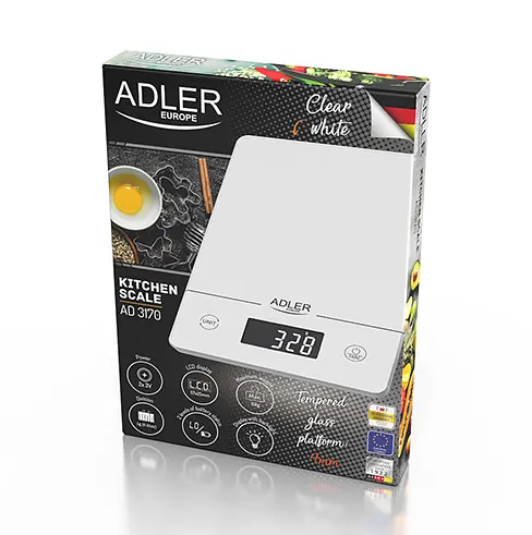 Ваги кухонні Adler AD 3170 до 15 кг - фото 5