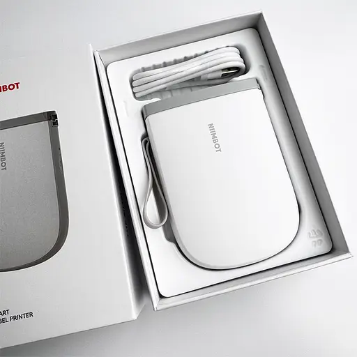 Термопринтер для печати наклеек NIIMBOT D11_H White - фото 10