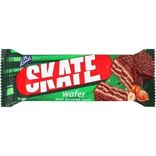 Вафлі-батончик Konti Skate 25 г