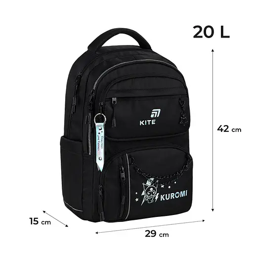 Рюкзак Kite Education teens Kuromi (HK26-2594M) - фото 25