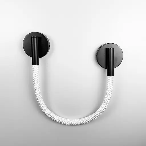 Інноваційний настінний світильник Line F довжина 100 см Арт. W30G/1000 BK - фото 9