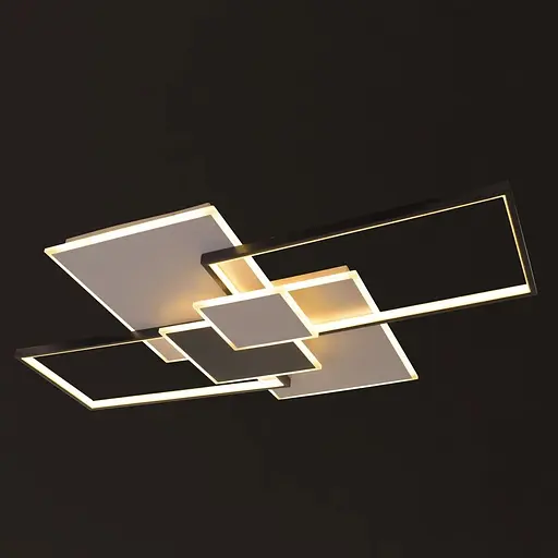 Люстра стельова Brille світлодіодна 140W WW+NW+CW WH/BK (WBL-60C/6) - фото 3