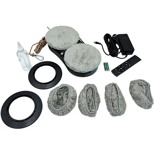 Робот для миття вiкон Grunhelm GRH-RN2-18B круглий 3 режими 50 мл чорний (147804) - фото 9