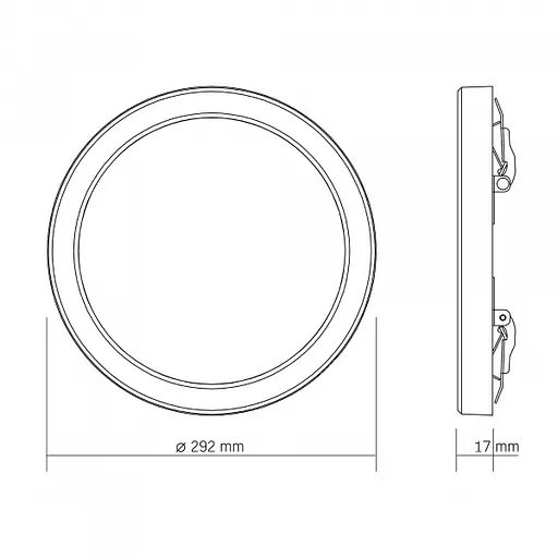 LED світильник круглий VIDEX DL6R 24W 3000K-4000K-6500K White - фото 6