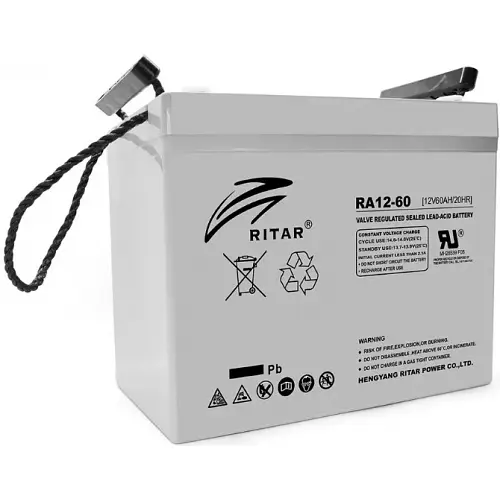 Акумулятор Ritar AGM RA12-60, Gray Case, (12V 60.0Ah) - фото 2
