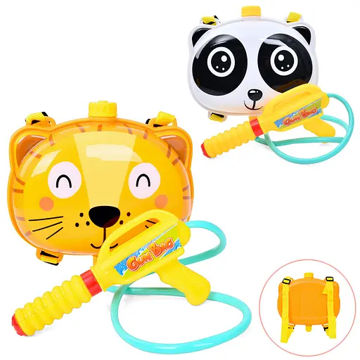 Водяной автомат, 21 см, баллон на плече, 21x16x7 см (панда, тигр), 31.5x32x7 см - фото 2