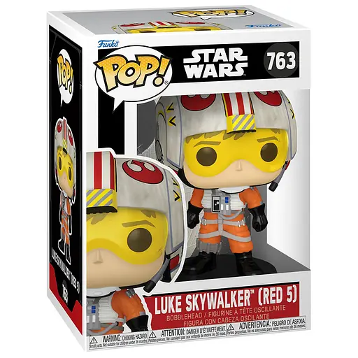 Фигурка Фанко Поп Звездные войны Люк Скайвокер (Ред 5) Funko Pop Star Wars Luke Skywalker (Red 5) FP SW LS 763 - фото 3