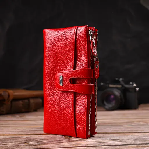 Жіночий шкіряний гаманець Canpellini 18.5х9.5х2 см acs0025565 - фото 6