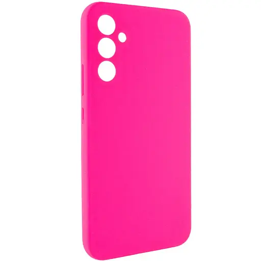 Чехол Lakshmi Silicone Cover Full Camera (AAA) для Samsung Galaxy S24 Розовый / Barbie pink - фото 2