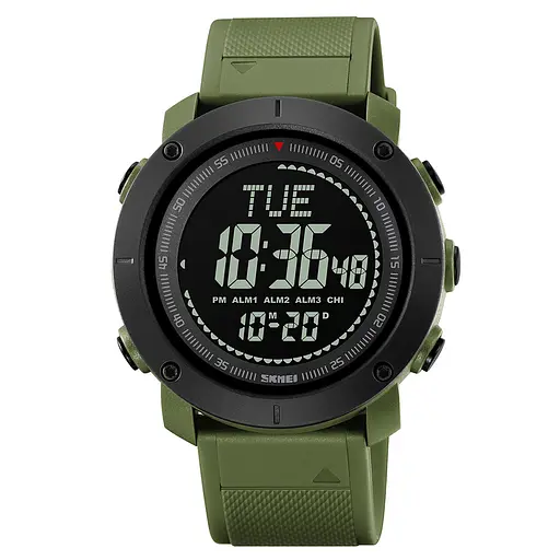 Наручний годинник чоловічий 2095AG Army Green Skmei acs0030296 - фото 1