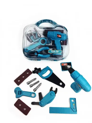 Детский игровой набор инструментов 6601-1 /2 в чемодане 6601-2