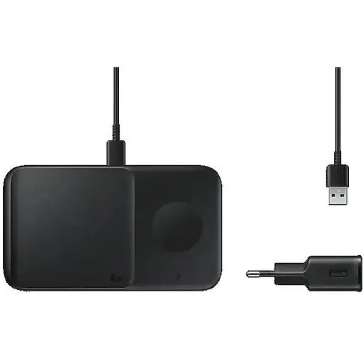 Бездротова зарядна підставка Samsung Wireless Charger Duo+ TA (EP-P4300TBRGRU) - фото 1