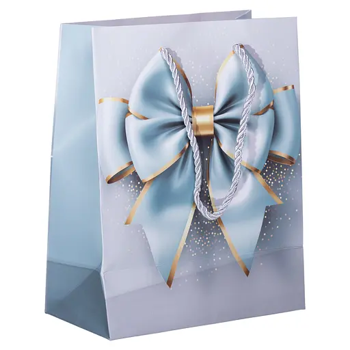 Подарочный пакет Yiwu с бантом 18х10х22.5 см 12 штук HP-10359-12 - фото 2