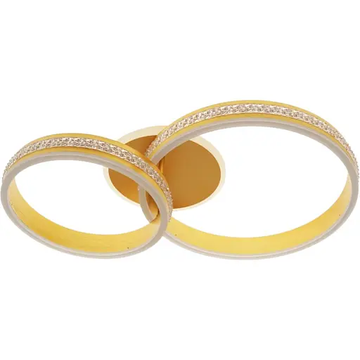 Люстра стельова Brille світлодіодна 53W WW+NW+CW G (WBL-55C/3)