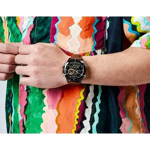 Тактичний водостійкий кварцовий годинник Naviforce Pride black - фото 7