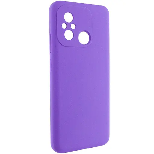 Чехол Lakshmi Silicone Cover Full Camera AAA для Xiaomi Redmi 12C Фиолетовый/Amethyst - фото 2