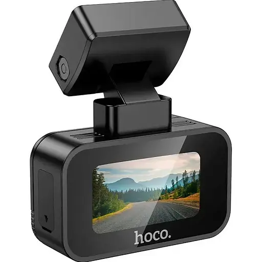Автомобильный видеорегистратор Hoco DV10 Mini Screen Dashcam Black (6942007638630) [140703] - фото 3