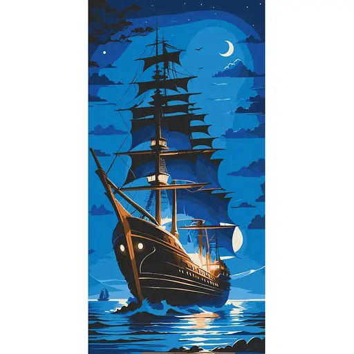 Набір для розпису ArtCraft Перлина ночі 40 x 80 см (10566-AC)