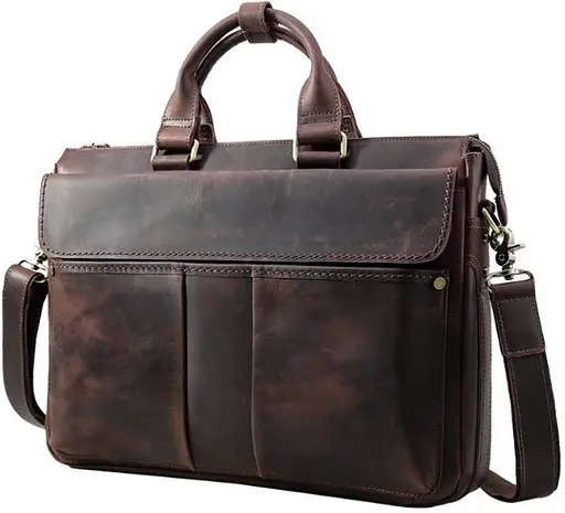 Чоловіча шкіряна сумка Vintage 44х30х8 см sum0012591 - фото 1