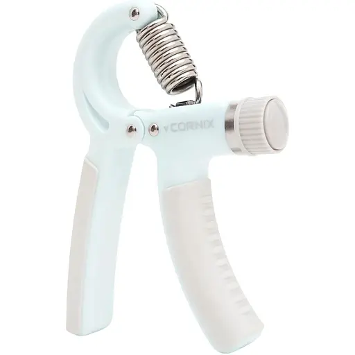 Еспандер кістьовий Cornix 5-60 кг з регульованим навантаженням XR-0146 Sky Blue/Grey - фото 1