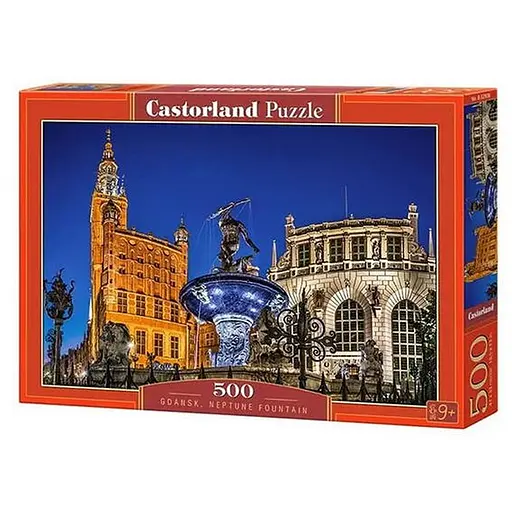 Пазл Castorland puzzle Фонтан Нептуна, Гданськ, Польща, 500 ел. (B-52936) - фото 1