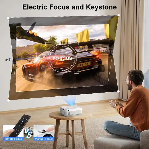 Проєктор Yezmek V7 Full HD Wi-Fi Bluetooth - фото 4