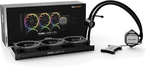 Водное охлаждение be quiet! Pure Loop 2 FX 360 ARGB Black (BW015) - фото 3