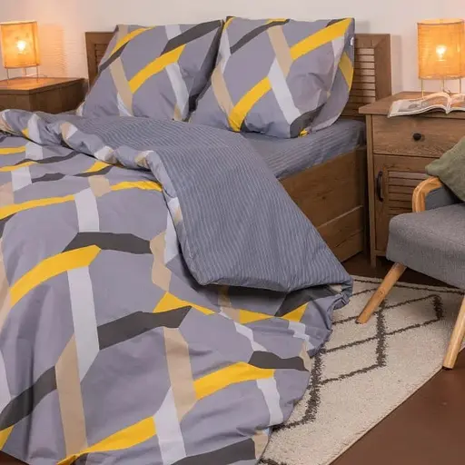 Комплект постільної білизни Viluta сімейний ранфорс 22183 100% бавовна - фото 5