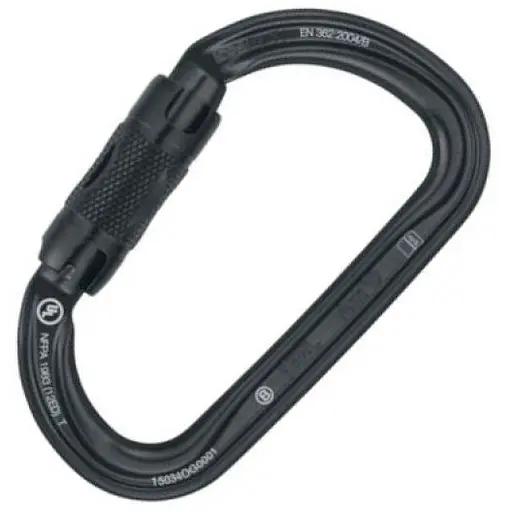 Карабін Petzl Am'D Twist-lock Black (1052-M34A RLN)