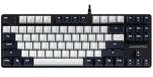 Клавиатура GamePro Genesis Metallic 87% Red switches (MK110B) - фото 1