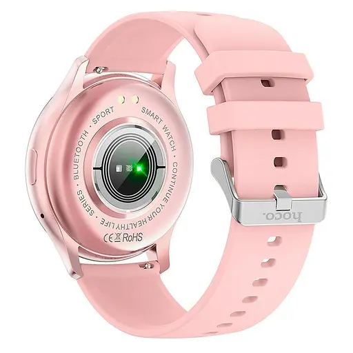 Смарт-часы Hoco Y15 (call version) Amoled с функцией звонка розовый - фото 2