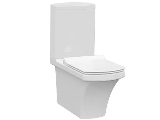 Унитаз-компакт Idevit Vega с сидением Soft Close SETK2804-0306-001-1-6200, Белый - фото 1