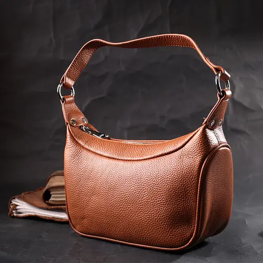 Жіноча шкіряна сумка Vintage 23х12х9.5 см sum0024745 - фото 7