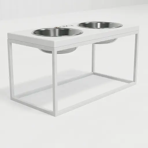 Hollky Base L — миски на підставці для середніх і великих собак (2 × 0,95 л, висота 20 см) - фото 3