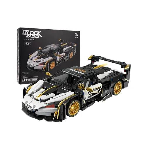 Конструктор Ramiz "Спортивний автомобіль" білий/чорний 1242 шт.